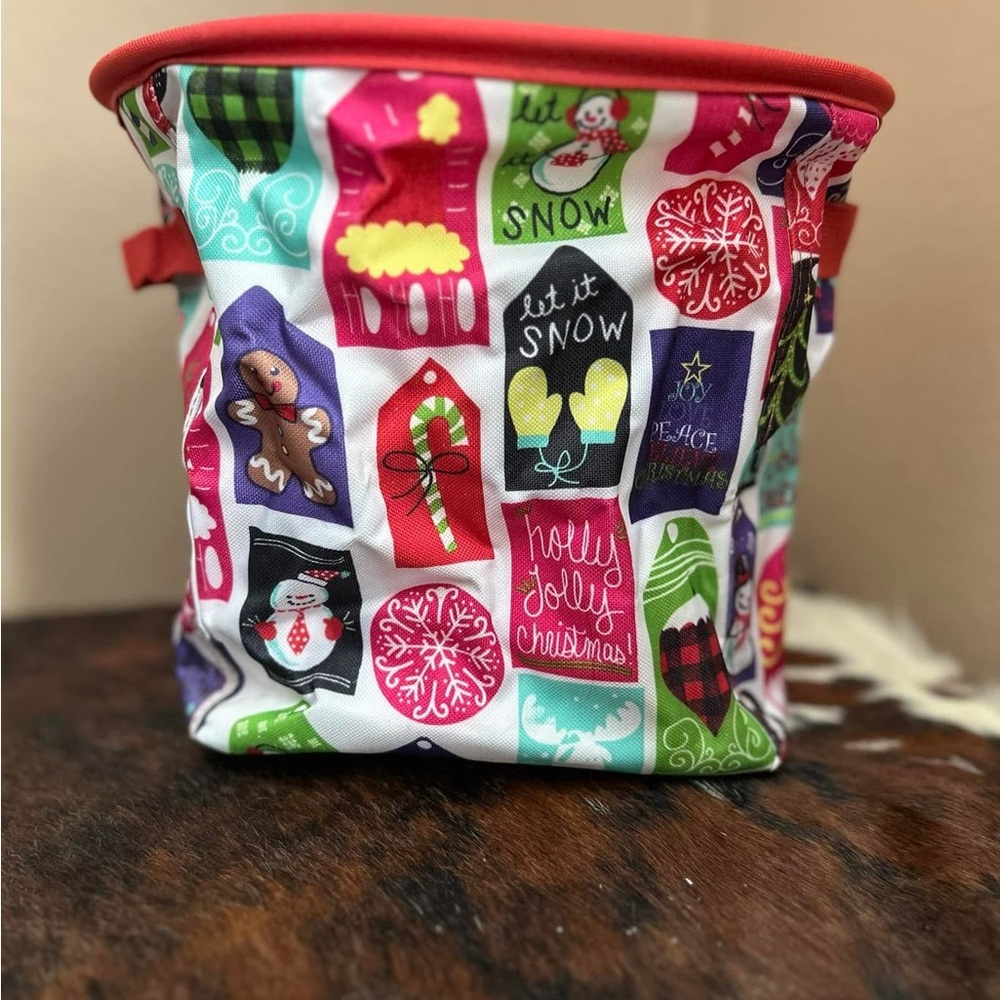 Thirty - One Hello holiday mini storage bin